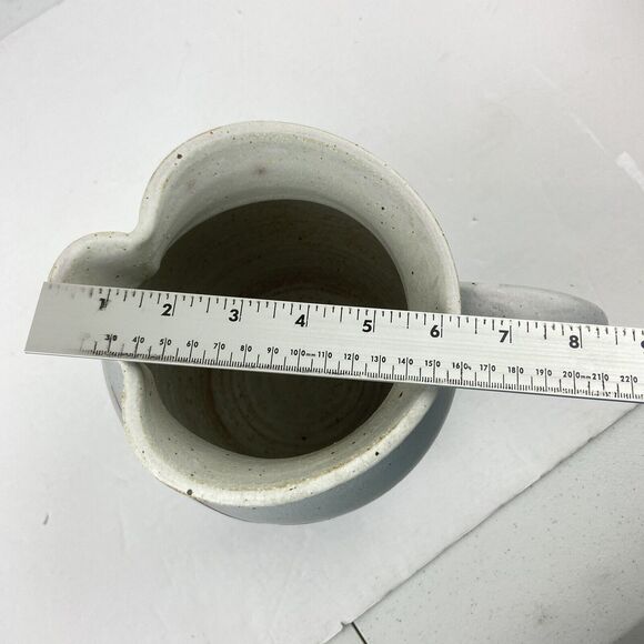 Windholtz Studio Pottery Large 8.5" Water Jug Pitcher Signed USA Made Vintage - Picture 9 of 9